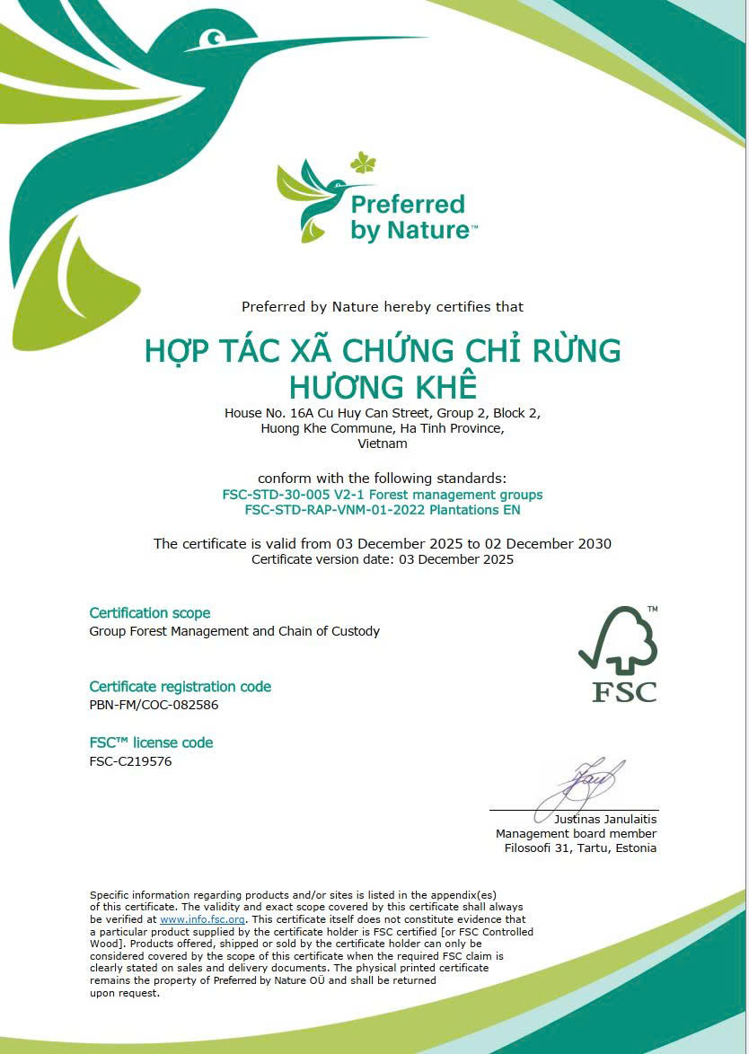 Chứng chỉ FSC® FM 1 z7995824139245 b7bfe8b06e84e283d9cc79e107194305